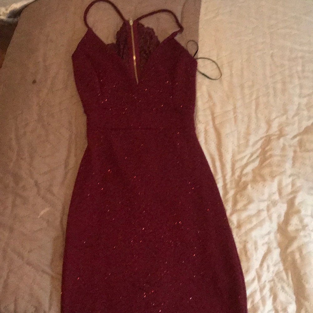 Maroon dress